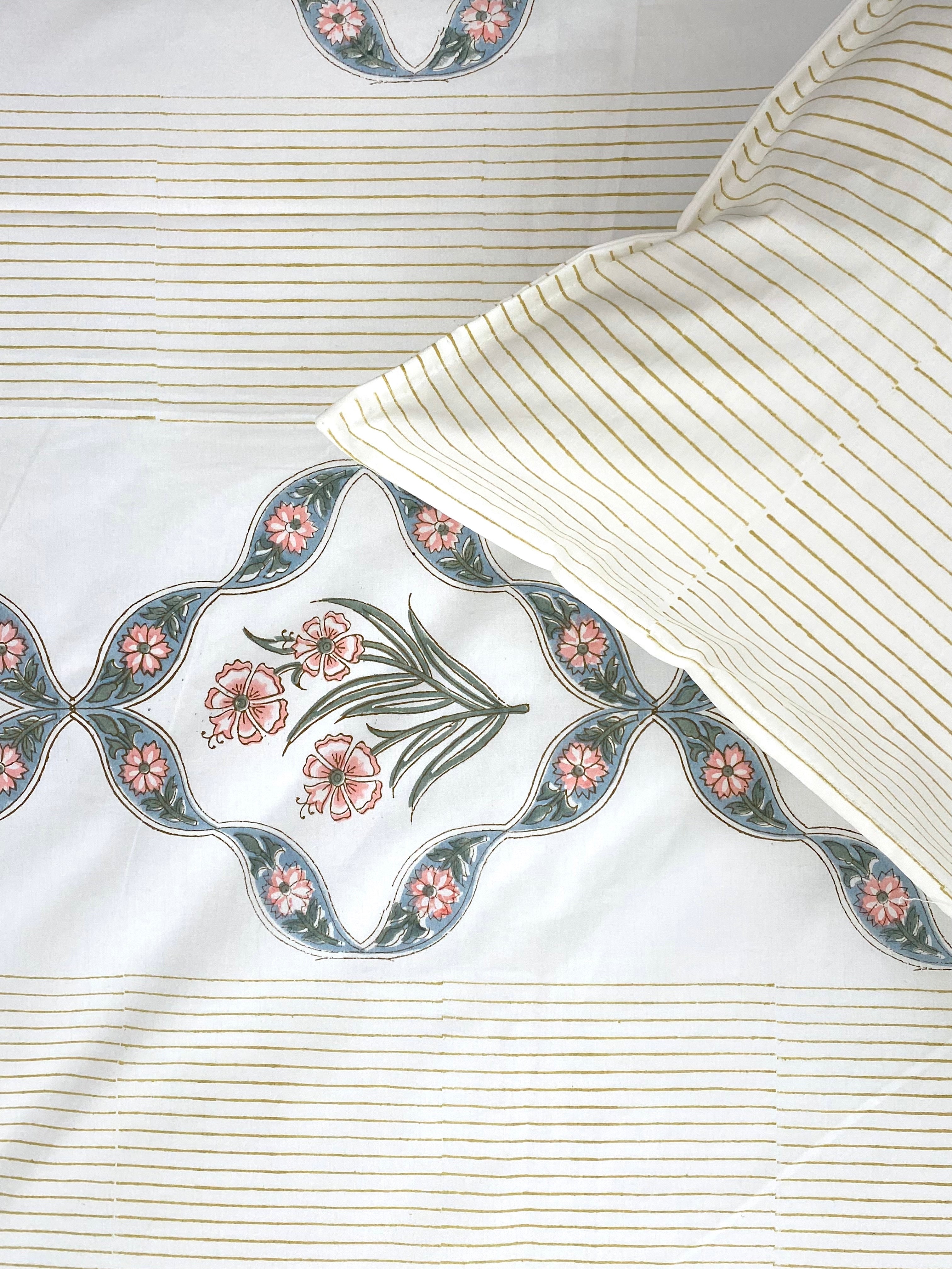 Zinnia Floral Bedsheet Set